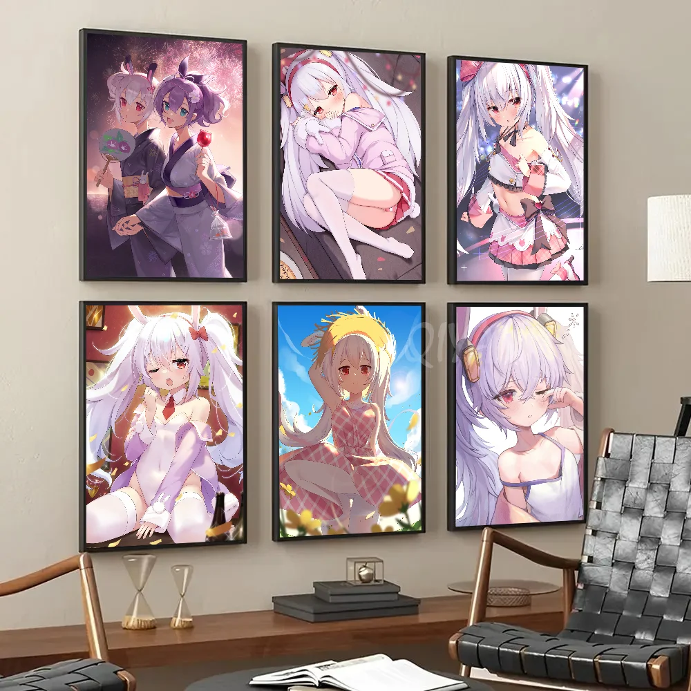 

Anime Game Azur Lane Laffey Poster Paper Print Home Living Room Bedroom Entrance Bar Restaurant Cafe Art Painting Decoration