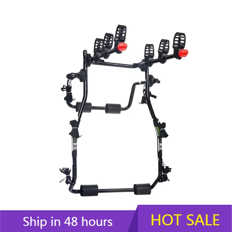 

POWER LEAP Sturdy 3-Bicycle Trunk Mount Bike Carrier Rack for AUTO SUV & Car Hatchback Rear Roof Rack Holder Vehicle Tools