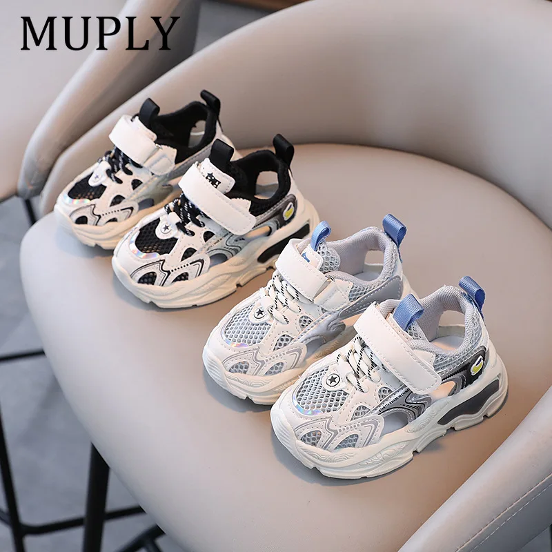 Boys Anti-slip Children's Shoes Breathable Mesh Breathable Girls Sports Shoes Children Casual Shoes Summer Running Trendy