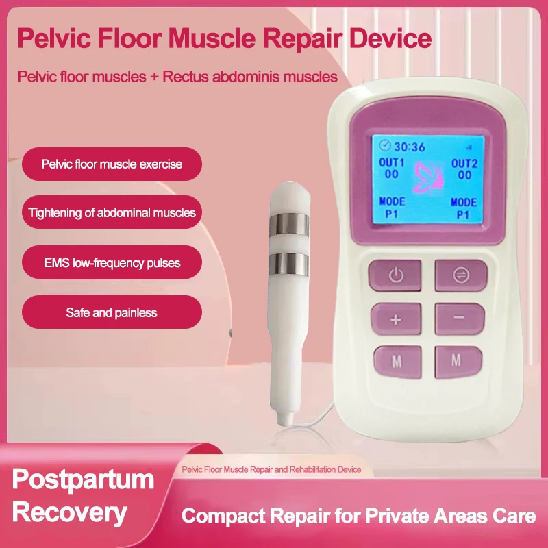 Kegel Exerciser Incontinence Stimulator with Probe for Bladder Control and Pelvic Floor Exercise for Women Muscle Stimulator