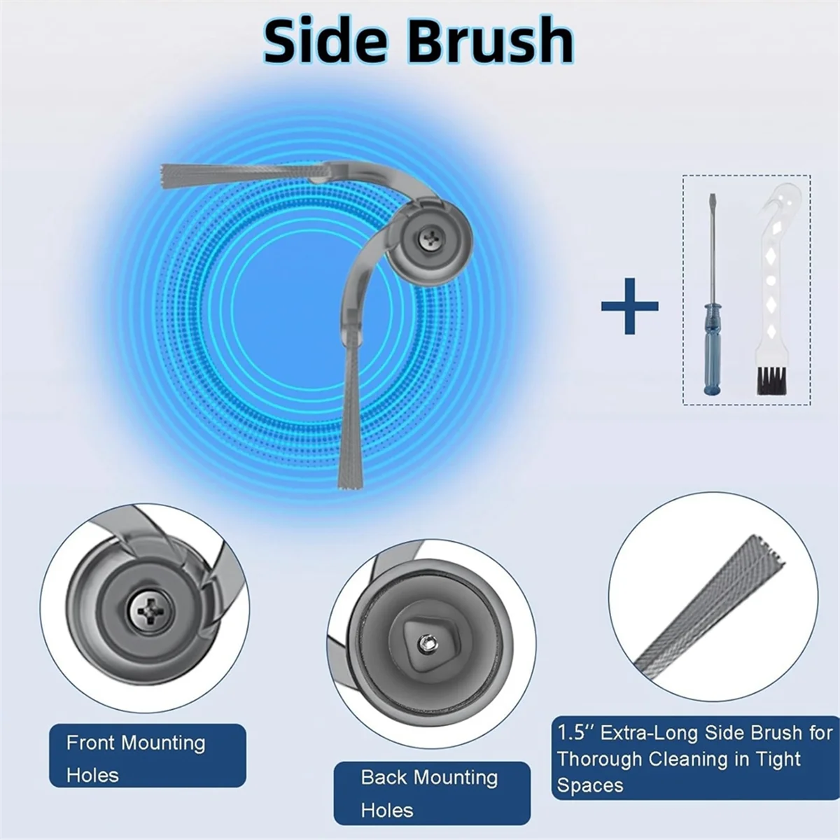 

Accessories Kit for Saros Z70 Robot Vacuum Cleaner Replacement Parts