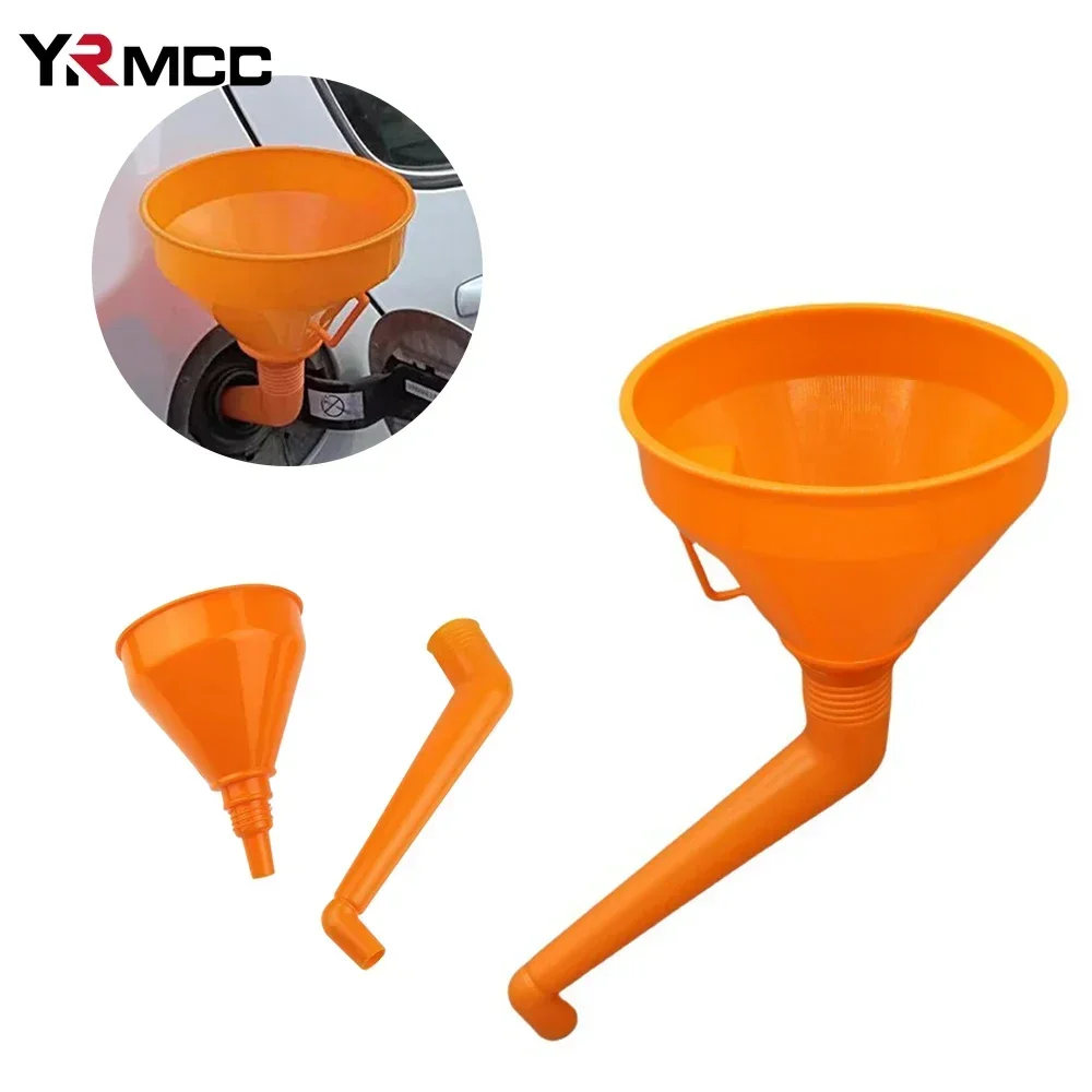 

130/165CM Fuel Funnel with Filter Gasoline Engine Oil Funnel Refueling Motorcycle Car Long Mouth Funnels Car Repair Filling Tool