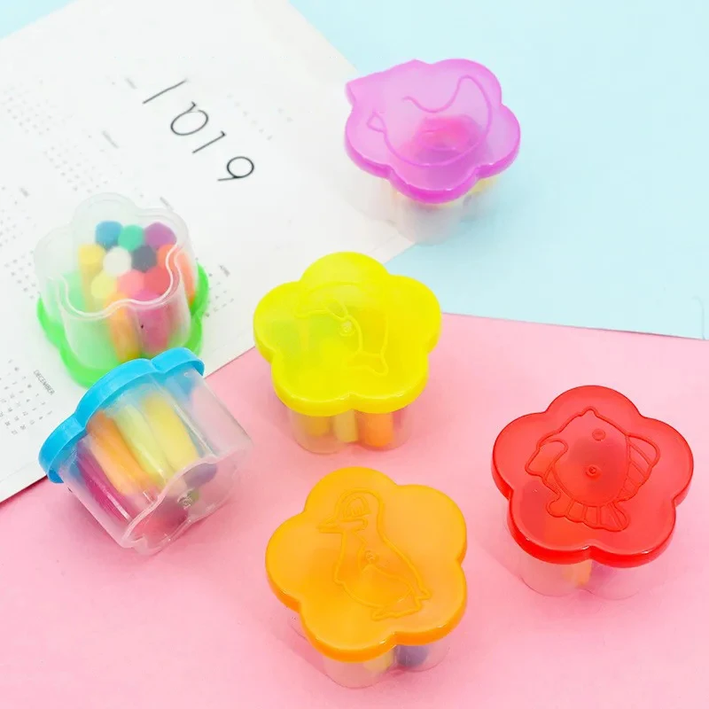 1 Satz farbenfroher Ton-Kunsthandwerk, geeignet zum Modellieren von Spielzeugen zur praktischen Fähigkeiten von Kindern, Überraschungsspielzeuggeschenke für Kinder