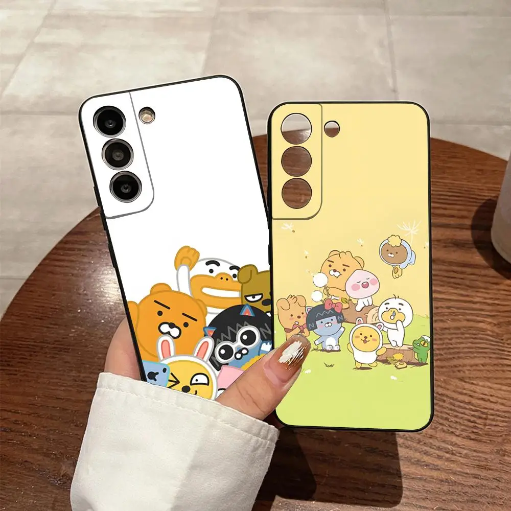 K-KAKAO F-FRIENDS Phone Case For S25 Ultra Samsung S26 S24 Fe S23 S22 S20 S21 Plus A54 A34 A53 A16 Back Cover