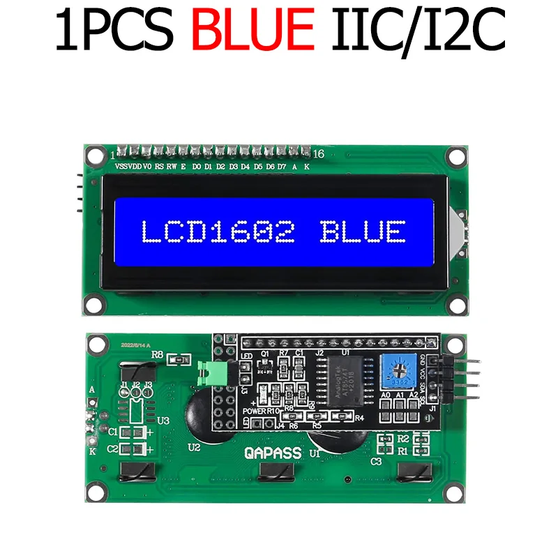 Variant: 1PCS-1602 Blue I2C
