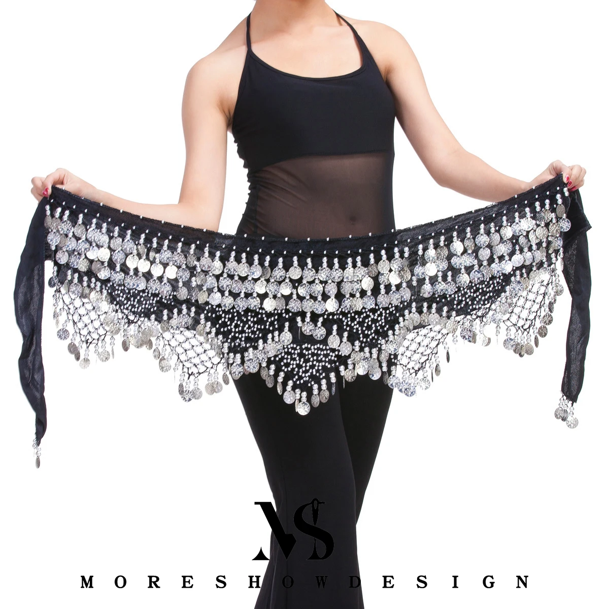 Аксессуары для танца живота, пояс-цепочка для женщин, танцевальная одежда для выступлений на сцене, пояс для монет, цепочка на бедрах, шарф для танцев, реквизит