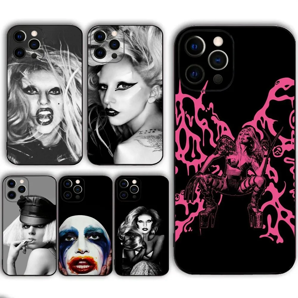 Singer L-Lady G-Gaga Phone Case  For IPHONE 15,13,14,12,Mini ,11, Xr, X ,Xs Pro Max 8, 7 Plus Back Cover