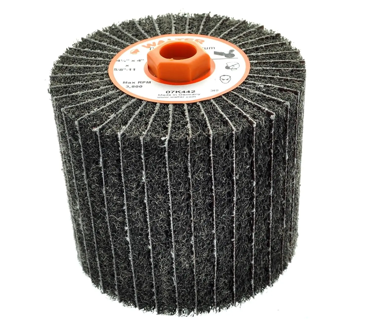 Tambor abrasivo de acabamento linear dois em um, 3800 RPM máximo