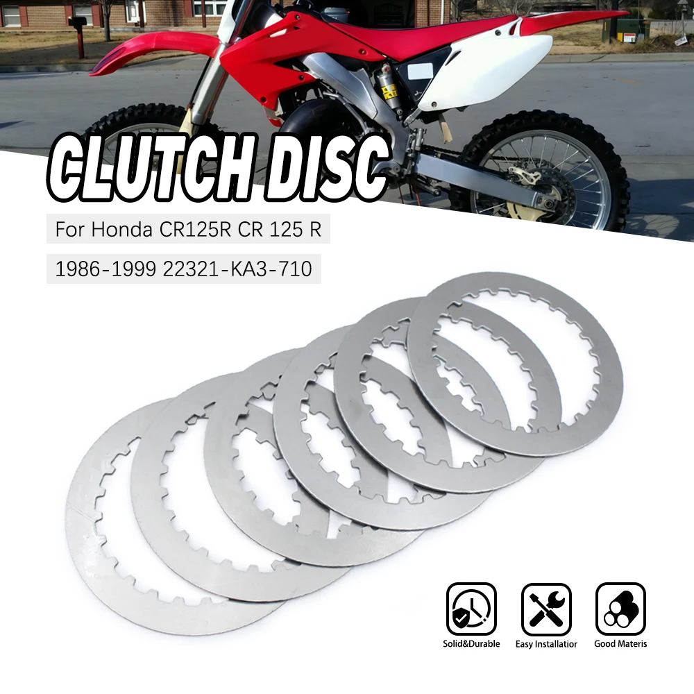

Motorcycle Clutch Friction Disc Plate Kit For Honda CR125R RF 22201-KS6-700 22321-KA3-710 CR 125R Accessories