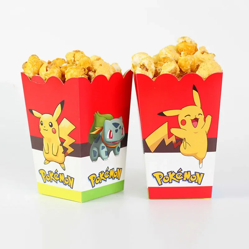 Pokemon Birthday Party Decoration for Kids Cartoon Pikachu Aluminum Foil Latex Balloon Disposable Tableware Event Supplies Toys