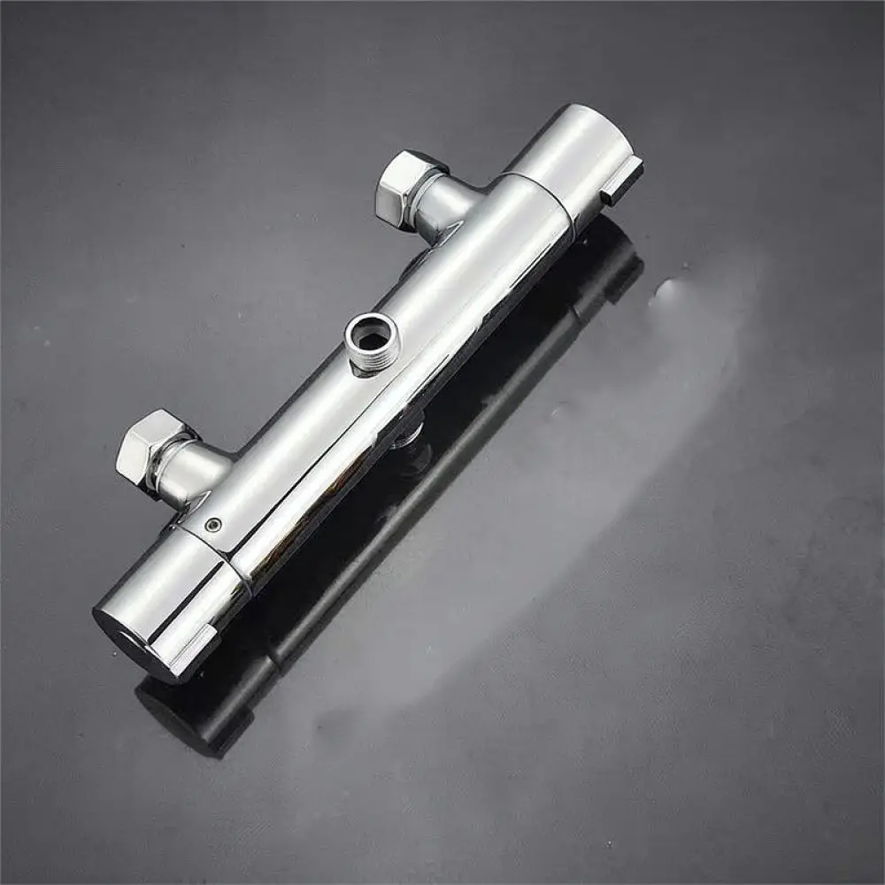 Solid Copper Thermostatic Shower Mixer Tap Bathroom Valve Modern Household Water Temperature Regulator Shower Accessory