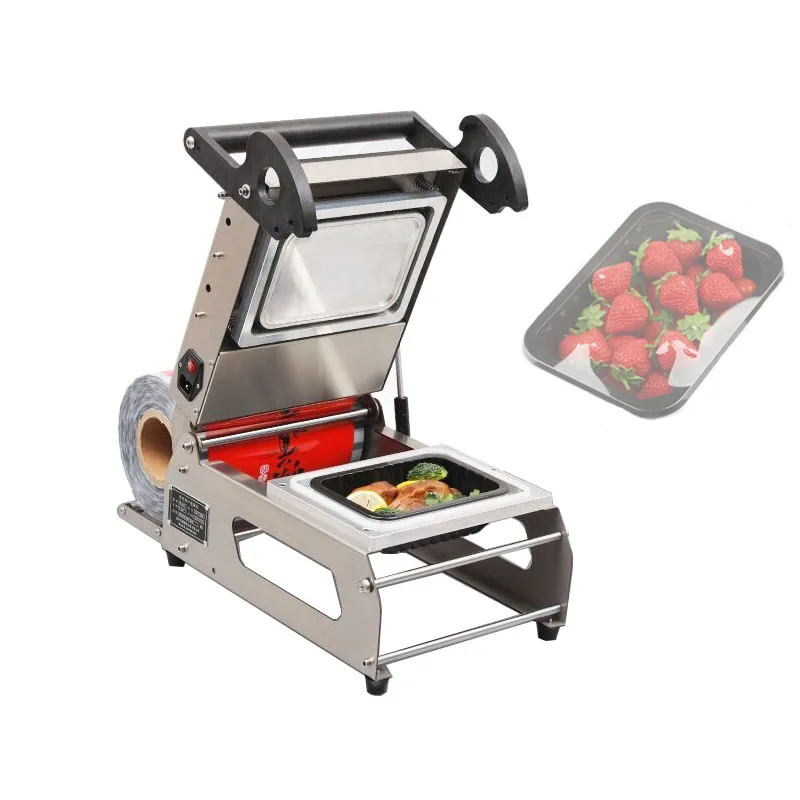 

Manual Plastic Sandwich Tray Heat Sealing Machine Takeaway Box Hand Pressure Food Packaging Machine Sealing Equipment Machine