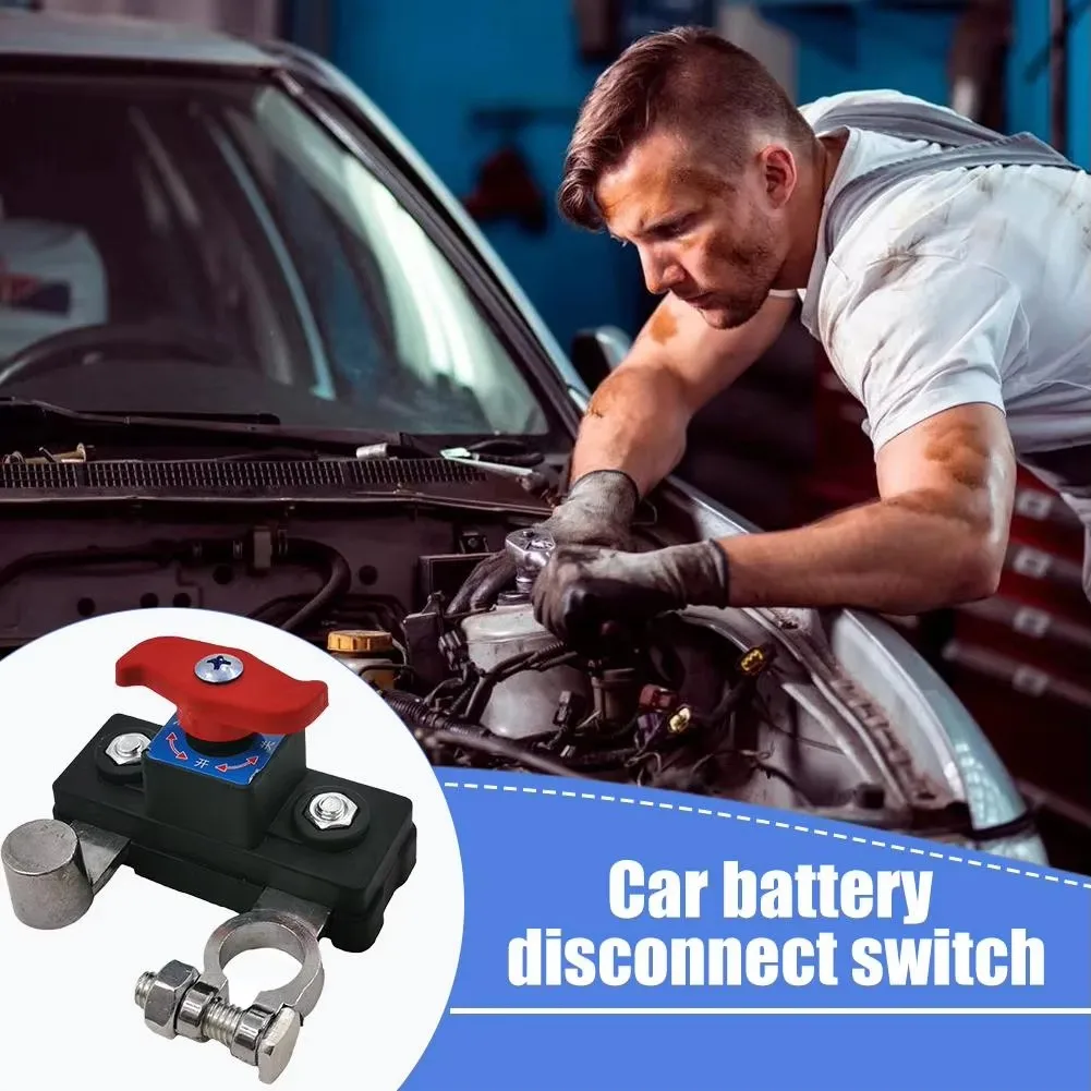 

Car Battery Cut Off Switch 12V/24V ﻿Disconnect Automatic Circuit Breaker Anti-Power Off Leakage Protector Universal Auto Parts