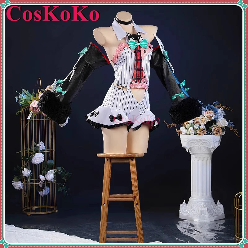 【Customized】CosKoKo Virtual Idol Cosplay Game Zenless Zone Zero Costume Fashion Sweet Lovely Uniforms Party Role Play Clothing