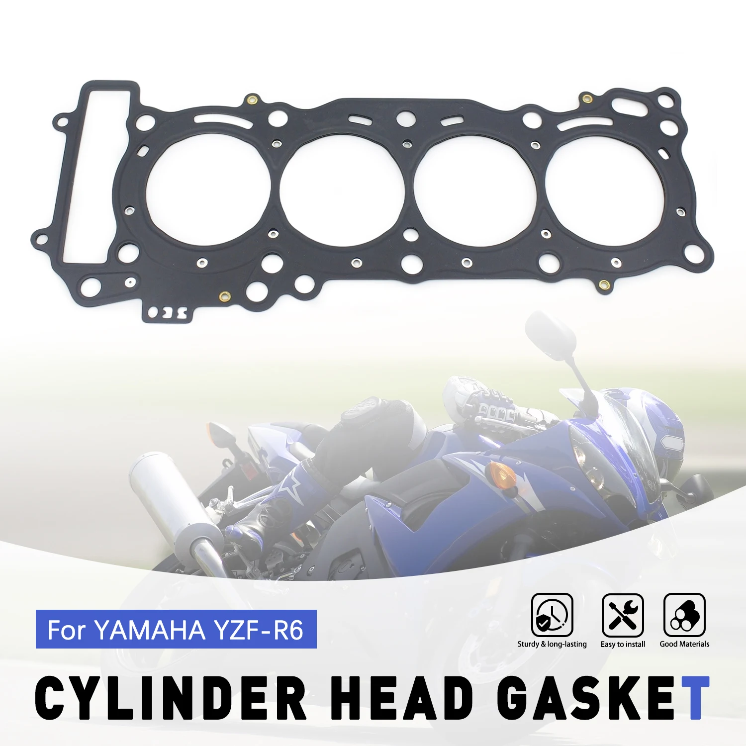 2C0-11181-01-00 Motorcycle Engine Cylinder Head Cover Gasket Replacement Part For Yamaha YZF R6 YZF-R6 YZFR6 2006-2020