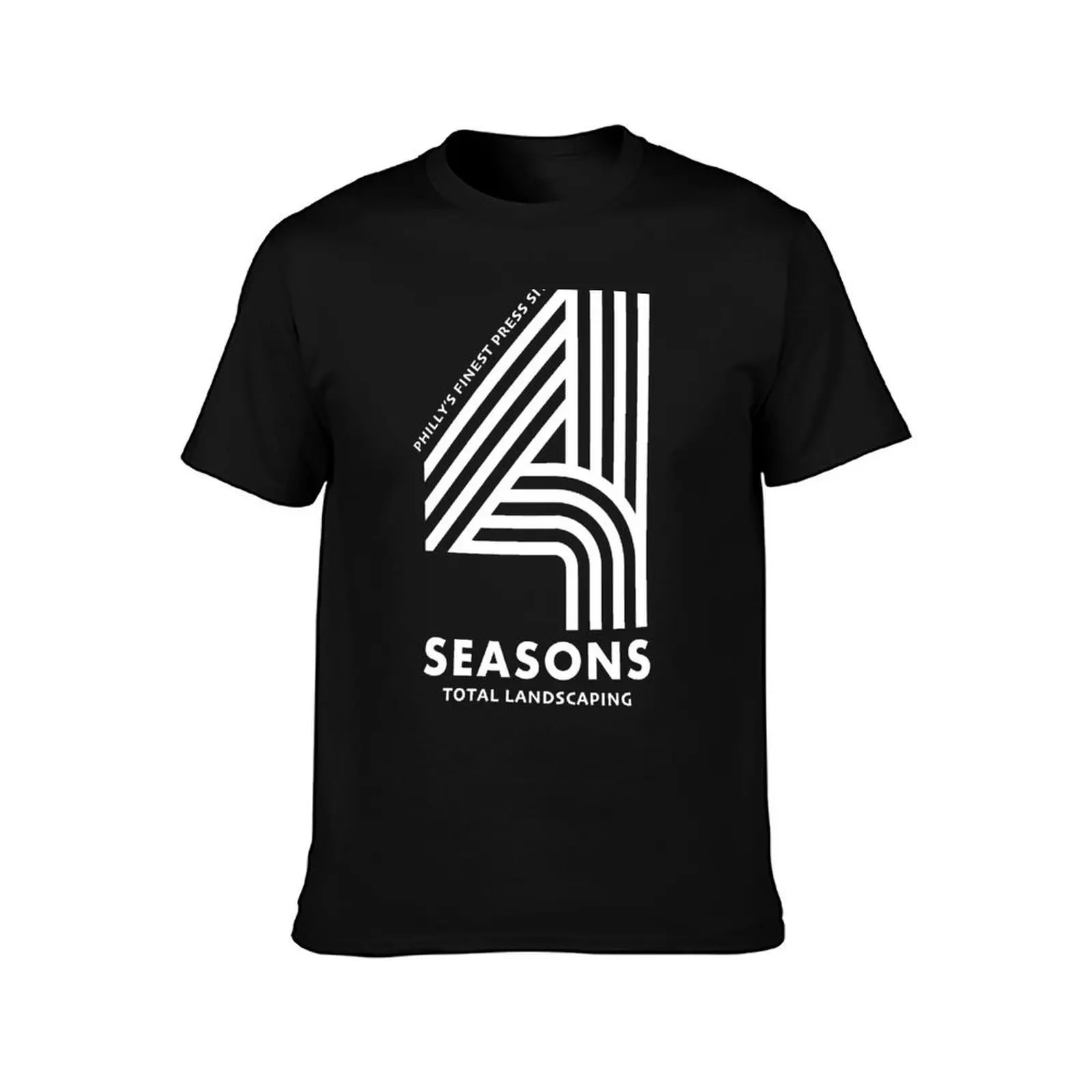 Four Seasons Total Landscaping - Philly's Finest Press Site T-Shirt Fitness Training Breathable Tee T-Shirt