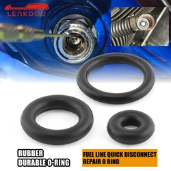 Fuel Line Quick Disconnect Repair O Ring Kit For Harley Touring Sportster Dyna Softial With Delphi Fuel Injection 2001-2023