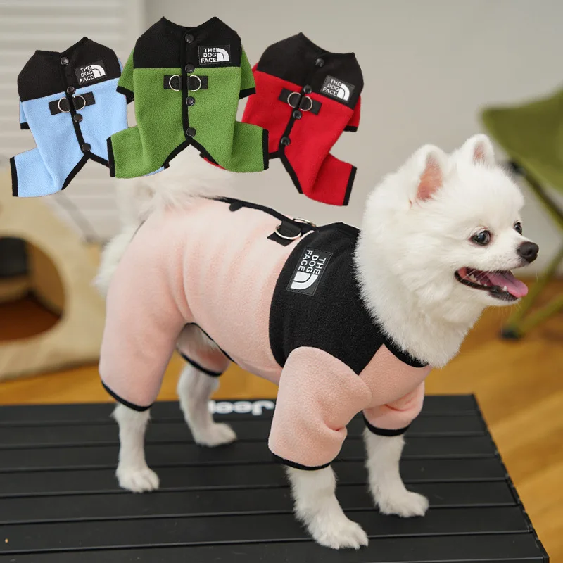 

Winter Overalls for Dogs Warm Windproof Pet Jumpsuit Trousers Male/ Female Puppy Small Dog Clothes Doggy Costume Kitty Clothing