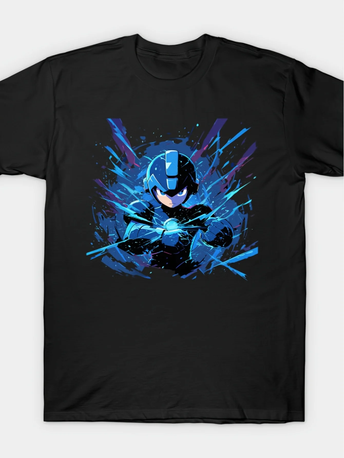 

megaman T-Shirt, Stylish Summer Tee Shirt - Men's Casual Clothing
