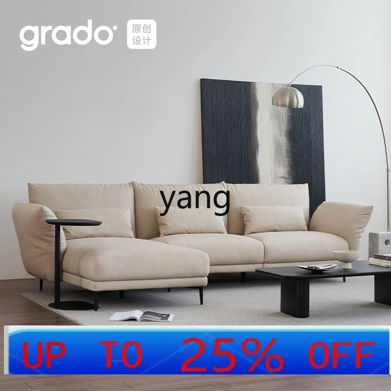 LMM puff sofa living room modern simple three-proof technology cloth combination fabric sofa