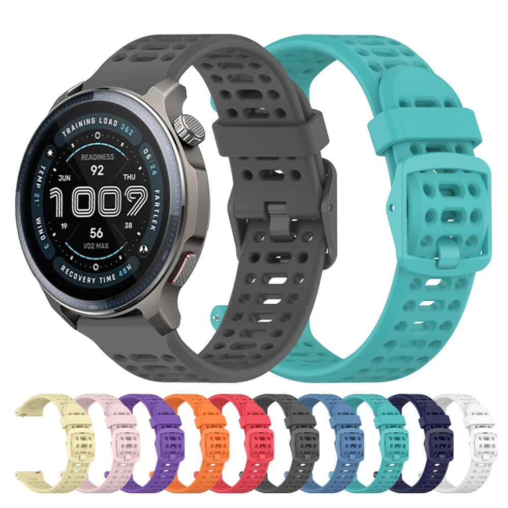 20 مللي متر 22 مللي متر سيليكون الفرقة ل Amazfit Bip 6 46 مللي متر/التوازن/نشط 2 حزام/GTR 4 2 2E GTR 4 3 Pro/GTS 4 2 سوار بديل صغير