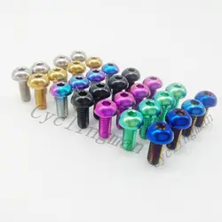 4pcs M5x12mm Titanium Bike Water Bottle cage bolts/bottle holder Ti bolts for bicycle water bottle rack Cycling Acceesoies Parts