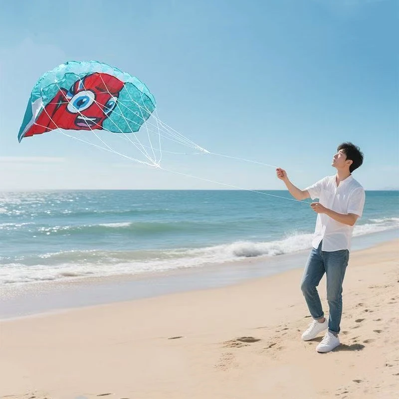 Nouveau kitesurf débutant double ligne cascadeur cerf-volant cerf-volant de plage parafoil parachute surf cerf-volant de sport cerf-volant professionnel série koi