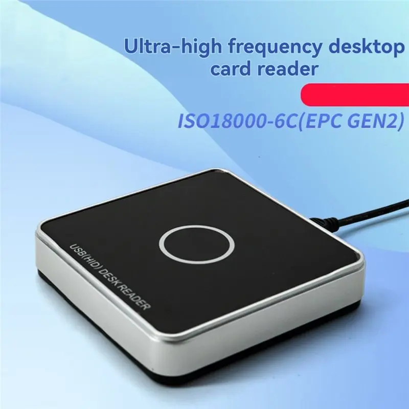 B27B Desktop RFID Reader Writer 915Mhz UHF No-Contact Electronic Tag Card Issuer For Access Control Inventory System