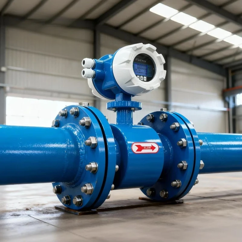 Hot-selling high-precision RS485 output electromagnetic flowmeter for water treatment