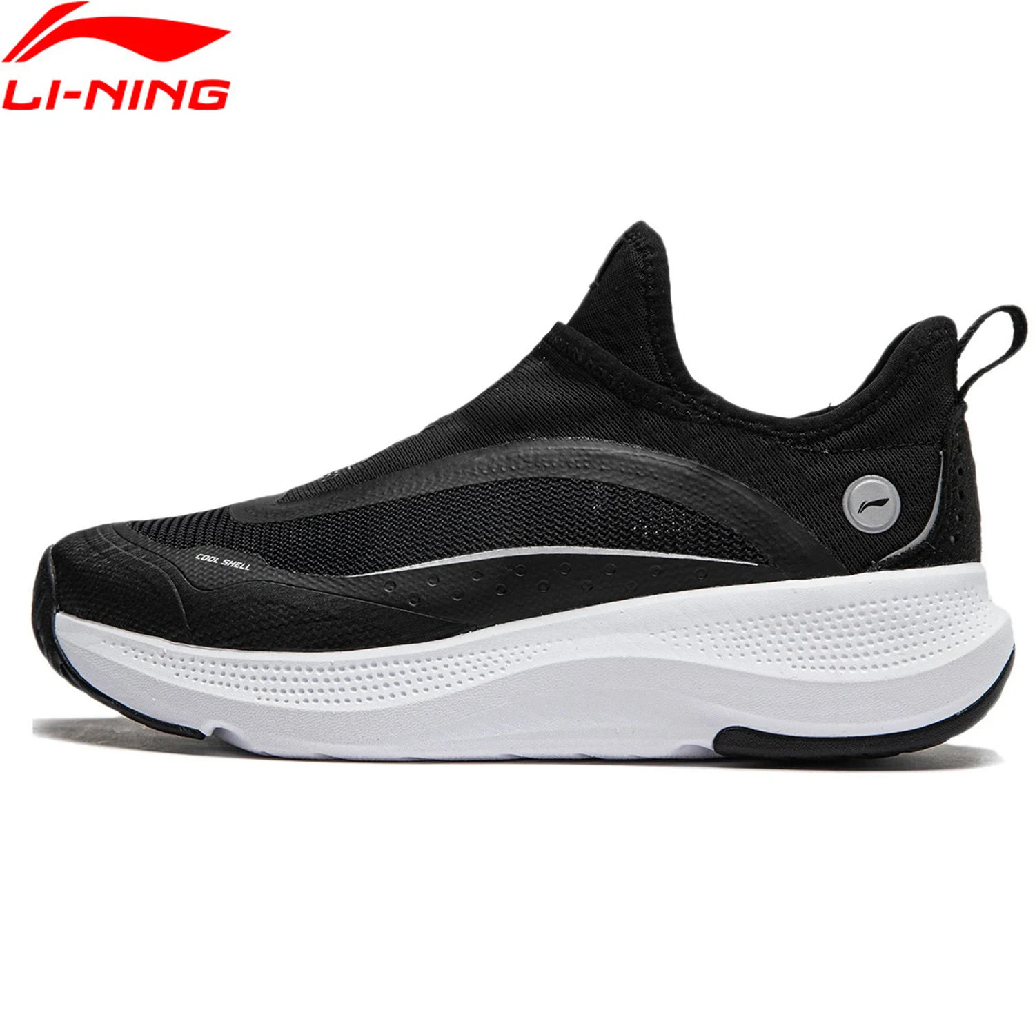 Li-Ning Women SOFT GO Classic Lifestyle Shoes COOL SHELL Breathable Cushion Slip On Sport Shoes Wearable Sneakers AGLU106