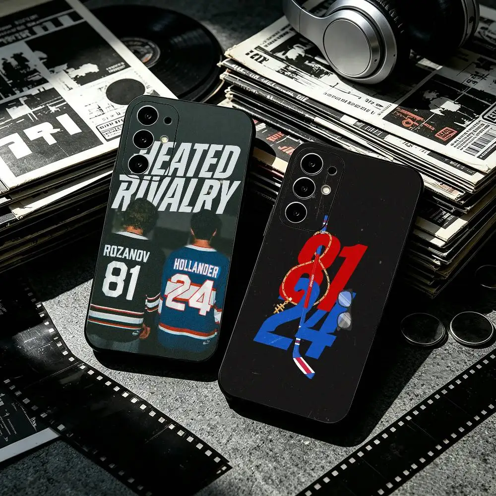 Heated Rivalry Hot TV Ilya S-Shane  Anti-drop Soft Silicone Case for Samsung S26 S24 S23 S22 S21 Ultra Plus FE Lite Black