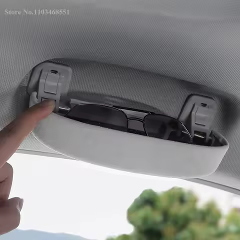 Top Suede Sun Glasses Storage Box Glasses Case Holder Grab Handle For Audi A4 A6 A8 A3 A5 Q3 Q5 Q7 Q8 Accessories