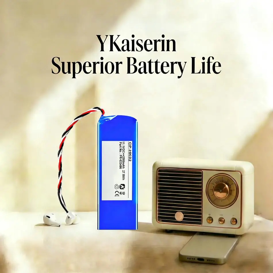 

Надежная замена аккумулятора для Harman Kardon Onyx PR-633496, хорошая работа при низких температурах, 2500 мАч