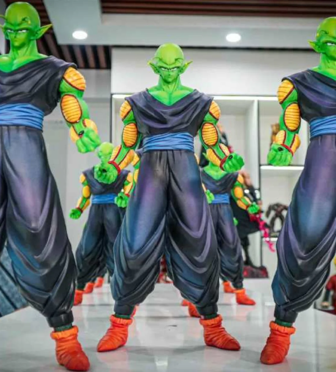 

Dragon Ball Anime Saiyan GK Standing posture Creation Bureau Bick Demon King Bick Handmade Model Box Set Ornament