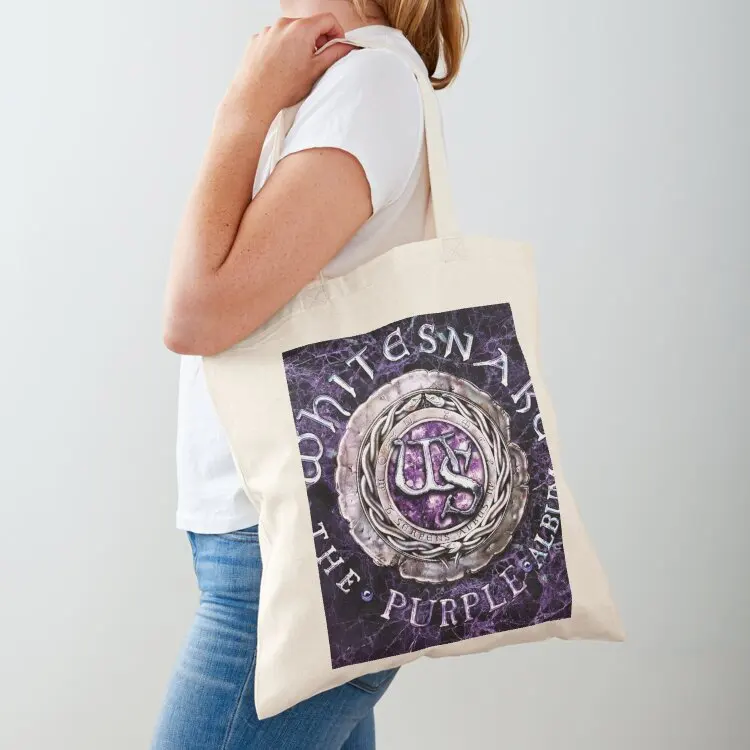 

Whitesnake the purple album Tote Bag custom bags canvas tote bag Large bags for women tote bag university