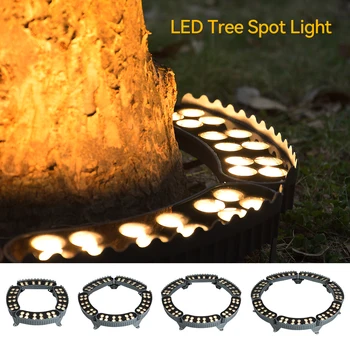 Led jardim árvore abraço luzes noite projeção ao ar livre paisagem lâmpada ip65 à prova dip65 água para decoração de casa jardim parque quintal spotligh