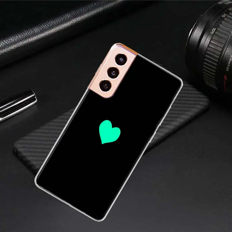 Colorful Red Heart Love Phone Case For Samsung S21 S23 FE S20 Plus Galaxy S24 S22 Ultra Capa S10 S10E S9 S8 S7 Edge Cover TPU Fu