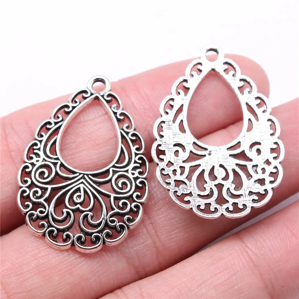 10pcs Waterdrop Charms for DIY Earring Making