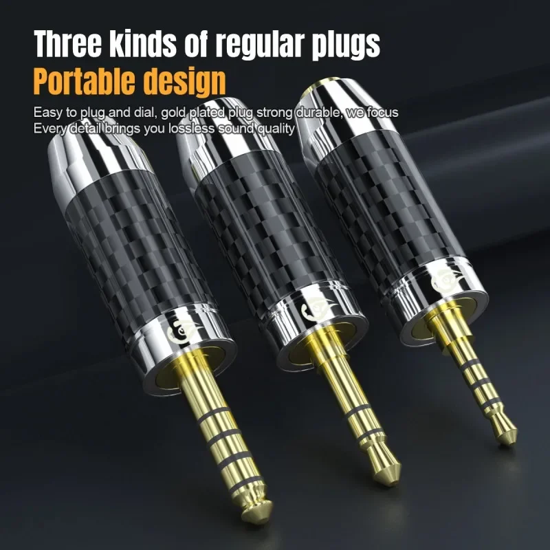 Headphone Adapter 2.5mm 3.5mm 4.4mm Jack Male To Female Connector Converter HiFi Earphone Audio Adapters Consumer Electronics