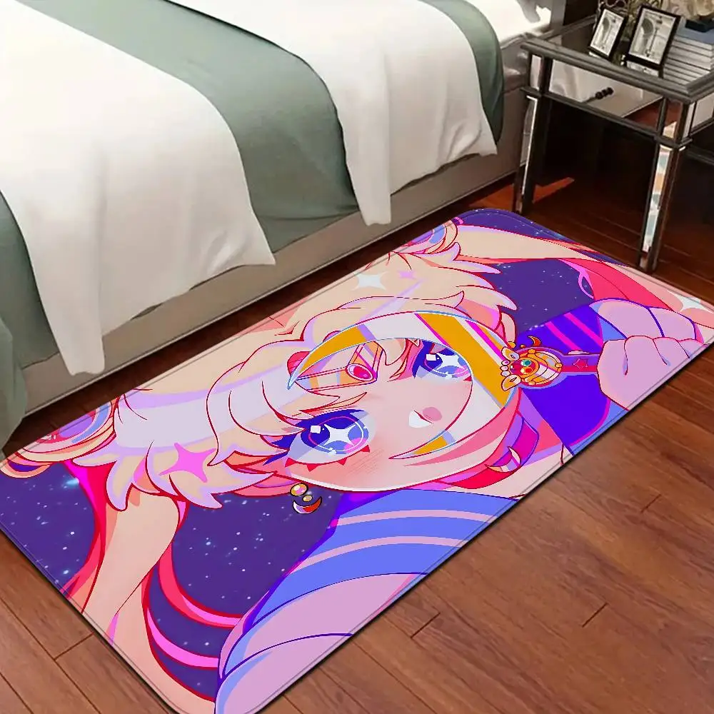 Anime R-Role S-Sailor M-Moon Kitchen Mat Kids Room Bedroom Decoration Balcony Anti-Slip Doormat Living Room Alfombra
