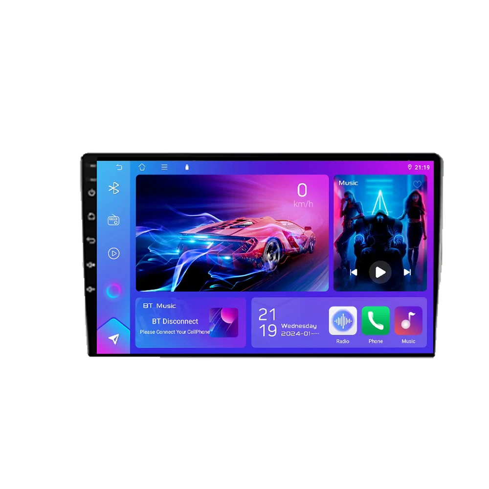 2Din Android 15 Voor Kia Sportage 2 2004-2010 Multimedia Speler Navigatie Carplay Stereo DVD Spiegel Link Stereo Head unit WIFI - afbeelding 2
