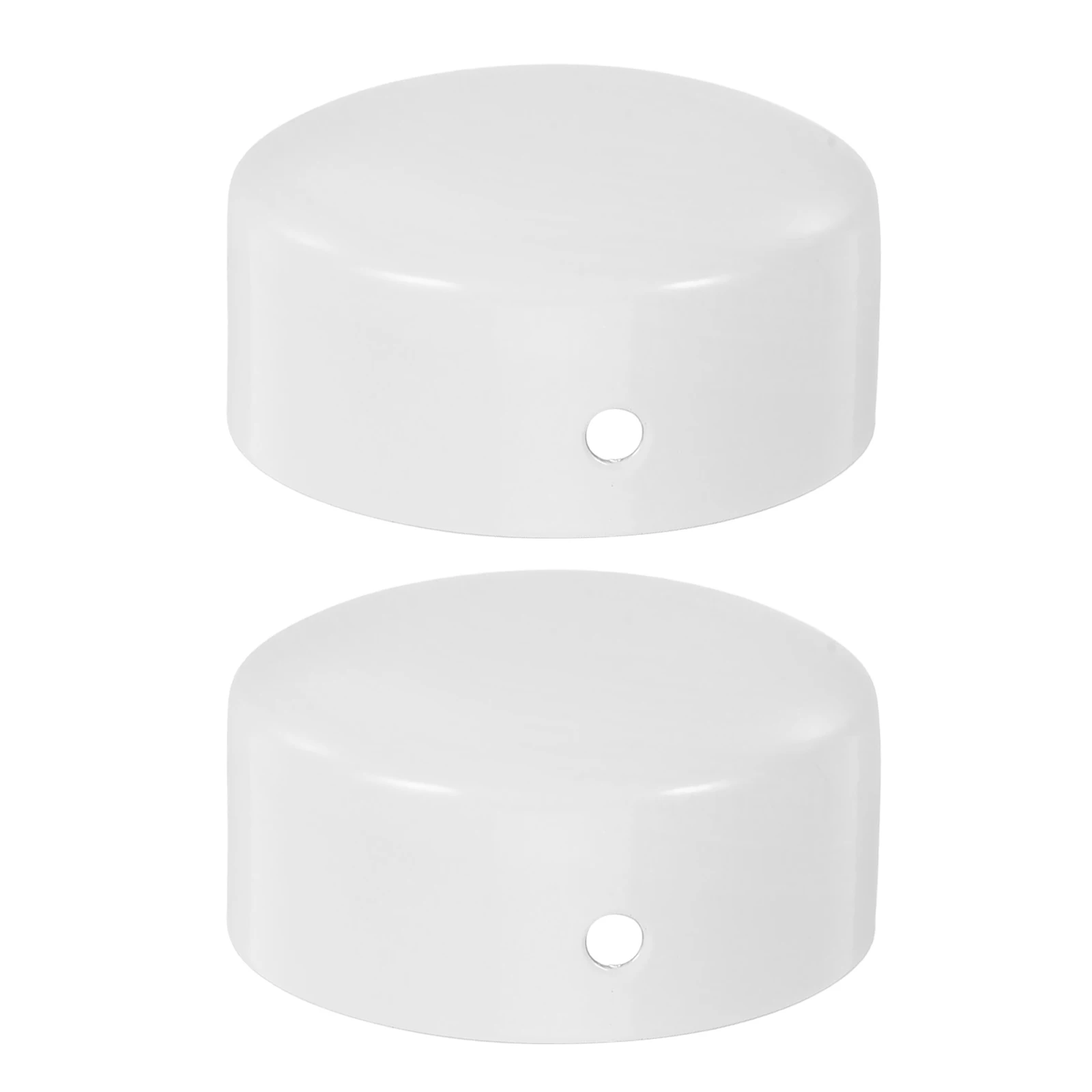 

2pcs StainlessSteelHandrailCover WhitePlug TubeEndCap ConnectorExtension LadderCaps SealingCover MetalFittings StaircaseHandrail