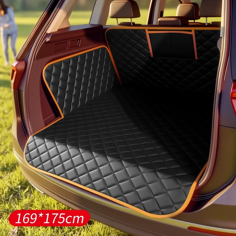 Pet Trunk Mat Waterproof Quilted Cargo Liner Wear Resistant SUV Van Dog Camping Travel Full Side Storage Protective Easy Clean - view 2