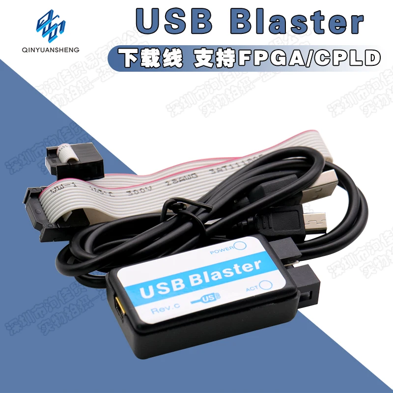 10PCS/USB Blaster Downloader (ALTERA CPLD/FPGA Cable) High-speed, stable, and non-heat-free