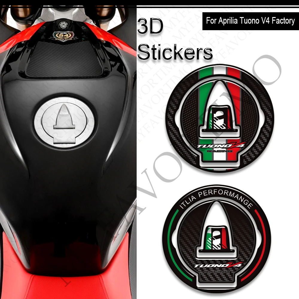

For Aprilia Tuono v4 Factory 1100 Motorcycle Tank Pad Cap TankPad Grips Gas Fuel Kit Knee Stickers Decals Protector 2021 - 2026