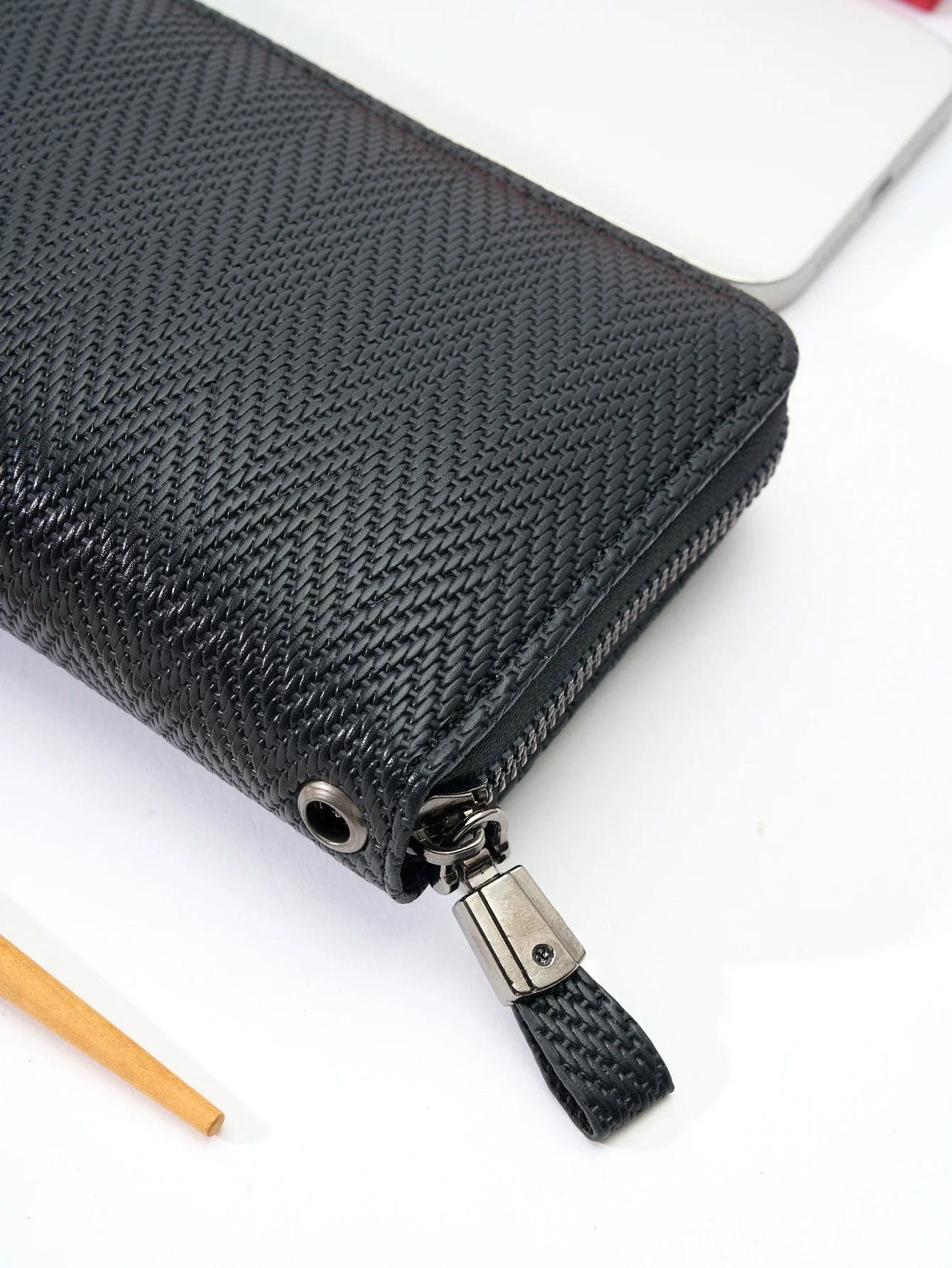 Fashion Retro Simple Long Wallet Business Office Commute Large Capacity Multi-Card Slot Portable Long Zipper Wallet Phone Wallet - view 2