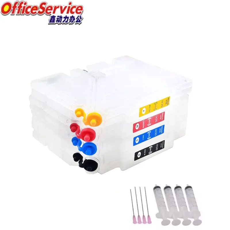 

GC41 Refillable Ink Cartridges Compatible For Ricoh SG 3100SNw 2100N SG 3110DN SG 7100DN printer,Sublimation Heat Transfer ink