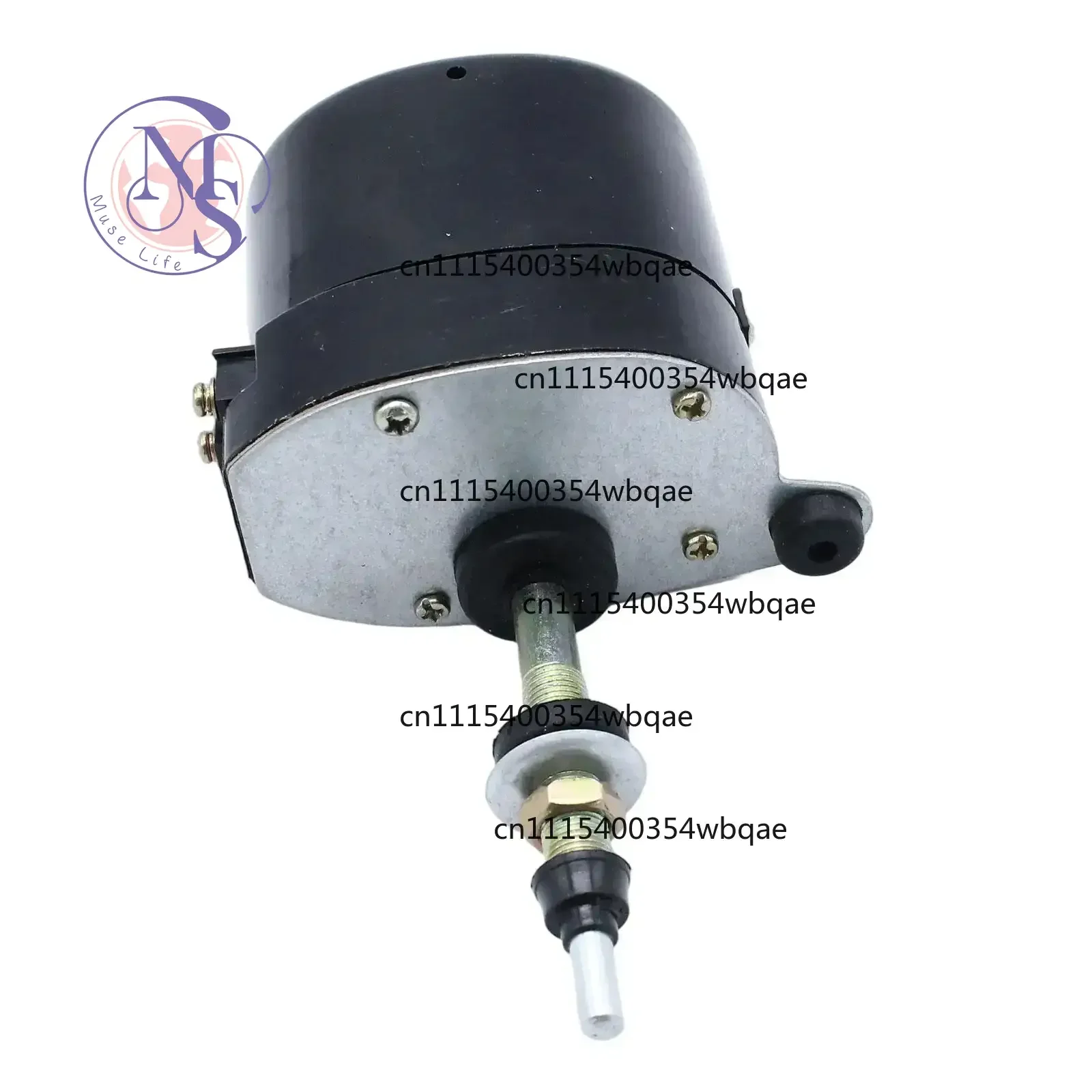ZOCI-Universal 12V Windshield Wiper Motor, Black Metal High Efficiency Replacement Part for Tractor Vehicle