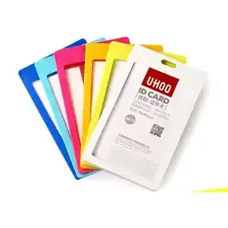 Porte-Danemark ge en Plastique de Dessin Animé, Porte-Cartes d'Identité Horizontal et Vertical, Couleurs Bonbons, 90x54mm