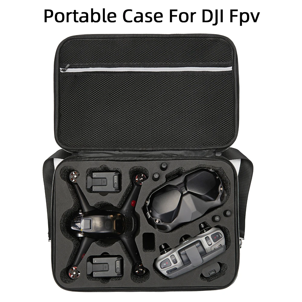 

Combo Glasses V2 Drone Bag Portable Protection Storage Carrying Case Durable Resistant Waterproof Nylon For DJI FPV